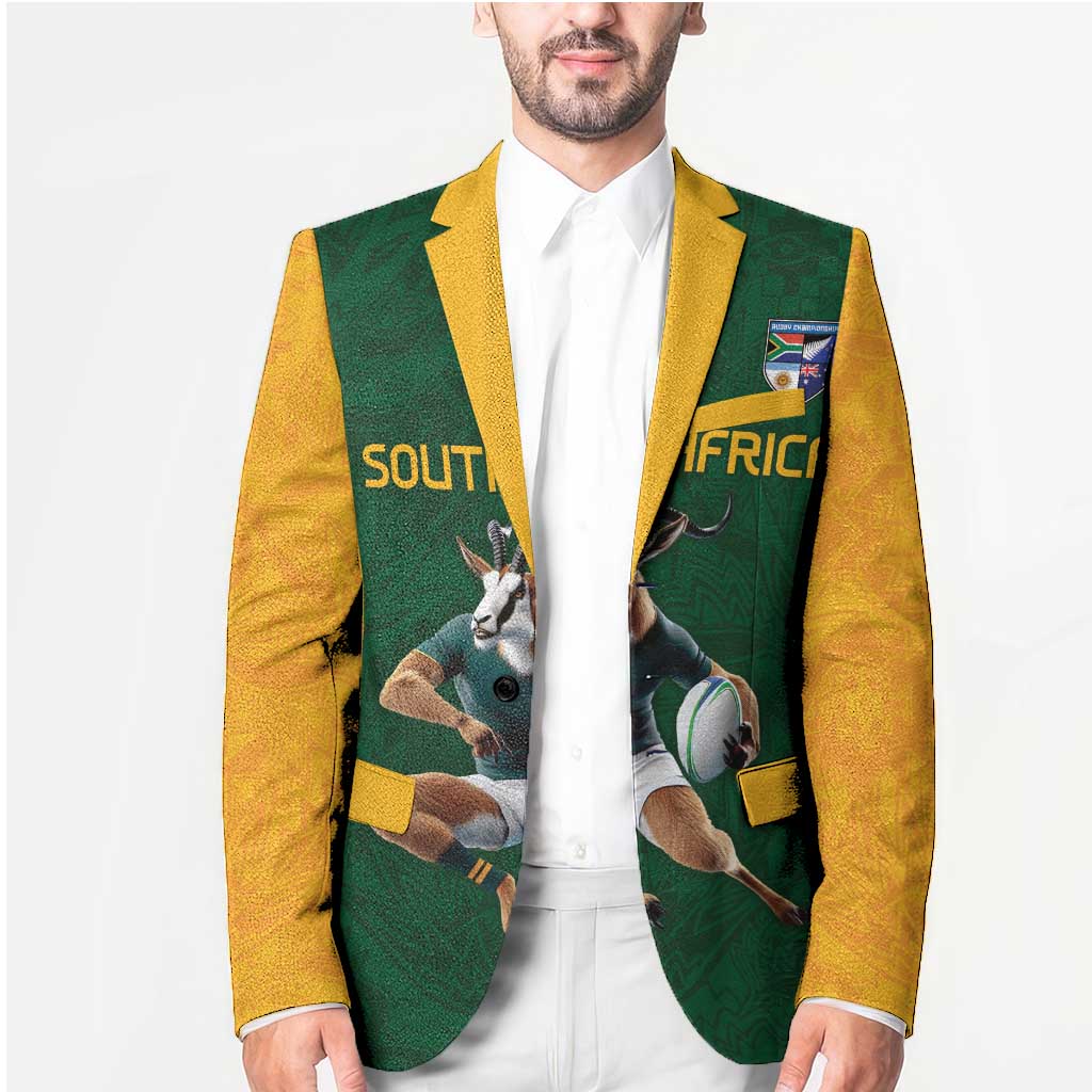 South Africa Rugby Custom Blazer Glory Be To Springboks - Wonder Print Shop