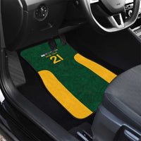 South Africa Rugby Custom Car Mats Glory Be To Springboks - Wonder Print Shop