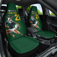 South Africa Rugby Custom Car Seat Cover Glory Be To Springboks - Wonder Print Shop