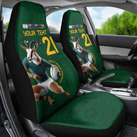 South Africa Rugby Custom Car Seat Cover Glory Be To Springboks - Wonder Print Shop