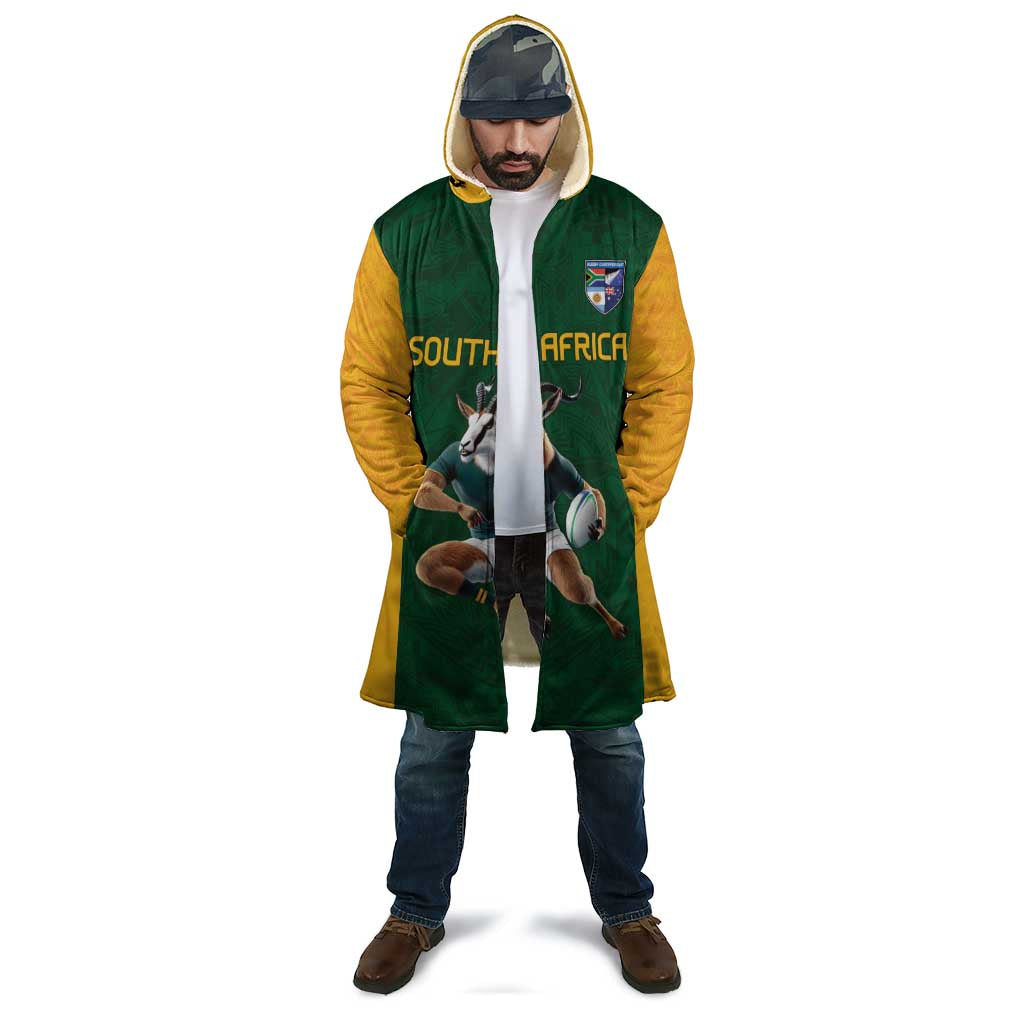 South Africa Rugby Custom Cloak Glory Be To Springboks - Wonder Print Shop