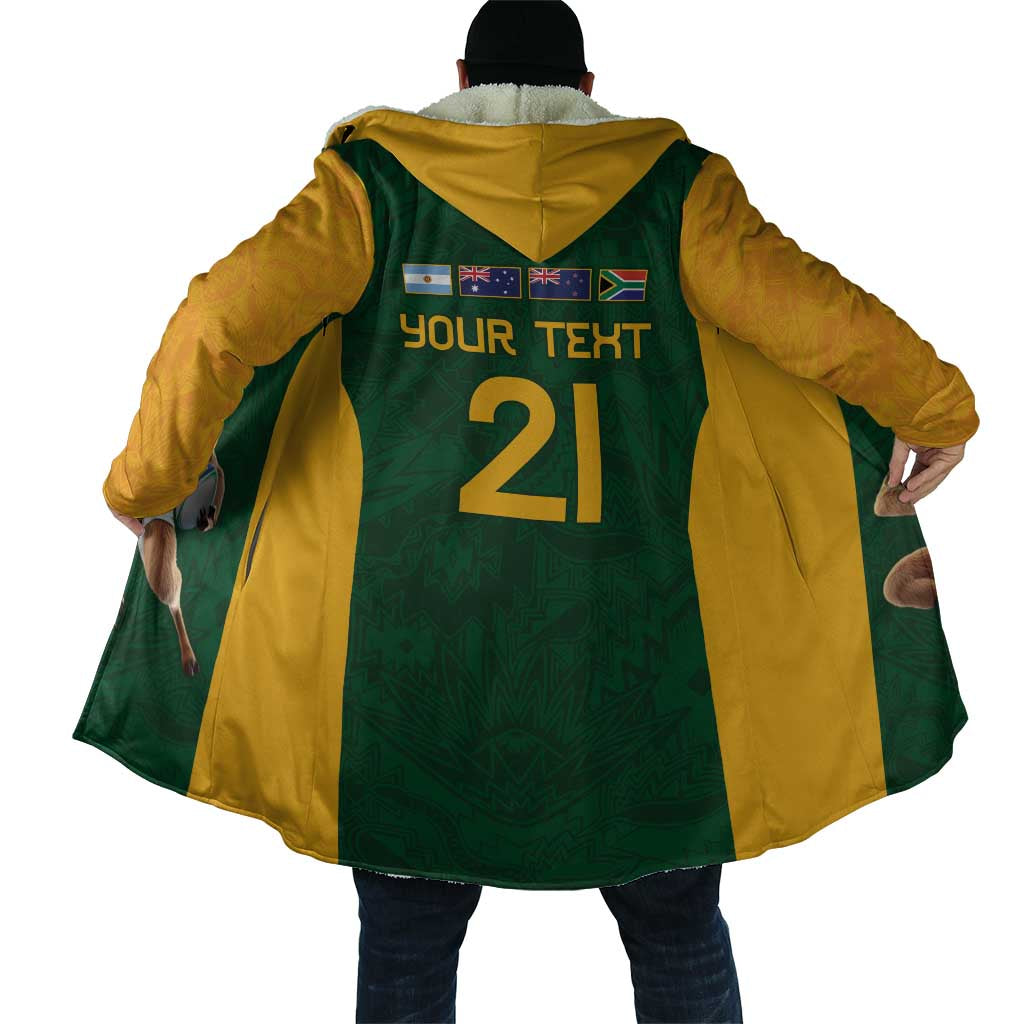 South Africa Rugby Custom Cloak Glory Be To Springboks - Wonder Print Shop