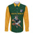 South Africa Rugby Custom Family Matching Mermaid Dress and Hawaiian Shirt Glory Be To Springboks - Wonder Print Shop