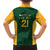 South Africa Rugby Custom Family Matching Off The Shoulder Long Sleeve Dress and Hawaiian Shirt Glory Be To Springboks - Wonder Print Shop