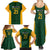 South Africa Rugby Custom Family Matching Summer Maxi Dress and Hawaiian Shirt Glory Be To Springboks - Wonder Print Shop