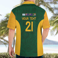 South Africa Rugby Custom Hawaiian Shirt Glory Be To Springboks - Wonder Print Shop