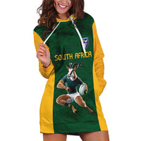 South Africa Rugby Custom Hoodie Dress Glory Be To Springboks - Wonder Print Shop