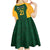 South Africa Rugby Custom Kid Short Sleeve Dress Glory Be To Springboks - Wonder Print Shop