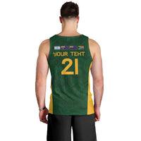 South Africa Rugby Custom Men Tank Top Glory Be To Springboks - Wonder Print Shop