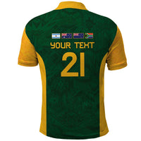 South Africa Rugby Custom Polo Shirt Glory Be To Springboks - Wonder Print Shop