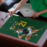 South Africa Rugby Custom Puzzle Glory Be To Springboks - Wonder Print Shop