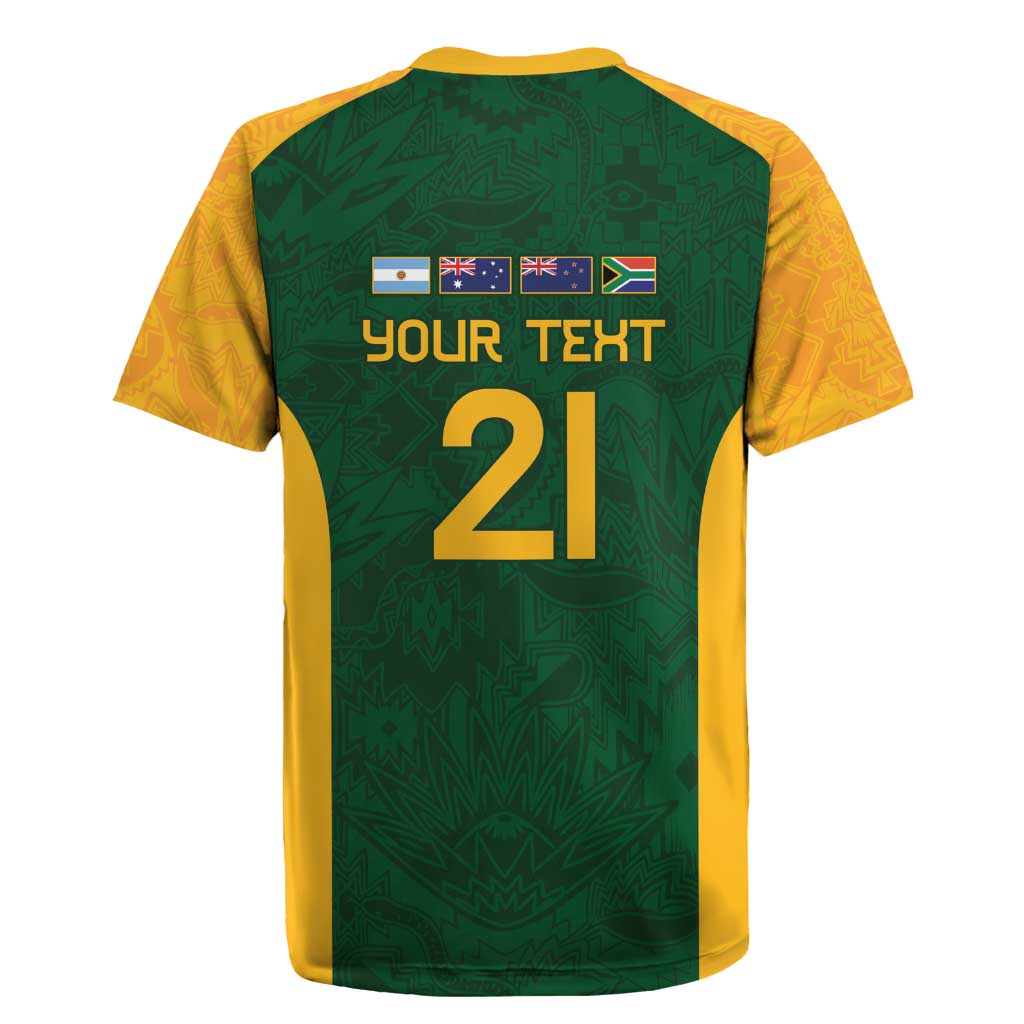 South Africa Rugby Custom Rugby Jersey Glory Be To Springboks - Wonder Print Shop