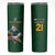 South Africa Rugby Custom Skinny Tumbler Glory Be To Springboks - Wonder Print Shop