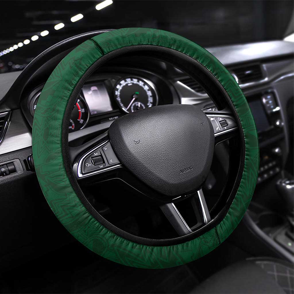 South Africa Rugby Steering Wheel Cover Glory Be To Springboks - Wonder Print Shop