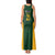 South Africa Rugby Custom Tank Maxi Dress Glory Be To Springboks - Wonder Print Shop