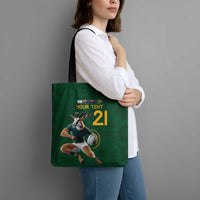 South Africa Rugby Custom Tote Bag Glory Be To Springboks - Wonder Print Shop