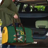 South Africa Rugby Custom Travel Bag Glory Be To Springboks - Wonder Print Shop