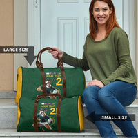 South Africa Rugby Custom Travel Bag Glory Be To Springboks - Wonder Print Shop