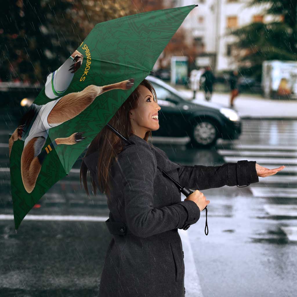 South Africa Rugby Custom Umbrella Glory Be To Springboks - Wonder Print Shop