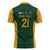 South Africa Rugby Custom Zipper Polo Shirt Glory Be To Springboks - Wonder Print Shop
