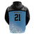 Botswana Cricket Custom Hoodie Baggy Blues Zebra Skins Pattern - Wonder Print Shop