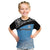 Botswana Cricket Custom Kid T Shirt Baggy Blues Zebra Skins Pattern - Wonder Print Shop