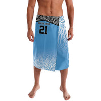 Botswana Cricket Custom Lavalava Baggy Blues Zebra Skins Pattern - Wonder Print Shop