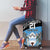 Botswana Cricket Custom Luggage Cover Baggy Blues Zebra Skins Pattern - Wonder Print Shop