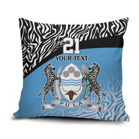 Botswana Cricket Custom Pillow Cover Baggy Blues Zebra Skins Pattern - Wonder Print Shop