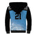 Botswana Cricket Custom Sherpa Hoodie Baggy Blues Zebra Skins Pattern - Wonder Print Shop