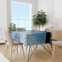 Botswana Cricket Custom Tablecloth Baggy Blues Zebra Skins Pattern - Wonder Print Shop