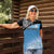 Botswana Cricket Custom Women Polo Shirt Baggy Blues Zebra Skins Pattern - Wonder Print Shop