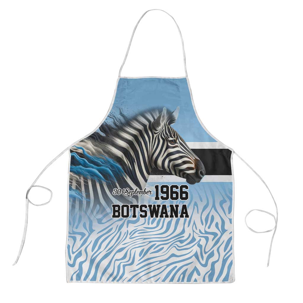 Botswana Independence Day 1966 Apron Tribal Zebra Skins Pattern - Wonder Print Shop