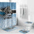 Botswana Independence Day 1966 Bathroom Set Tribal Zebra Skins Pattern - Wonder Print Shop