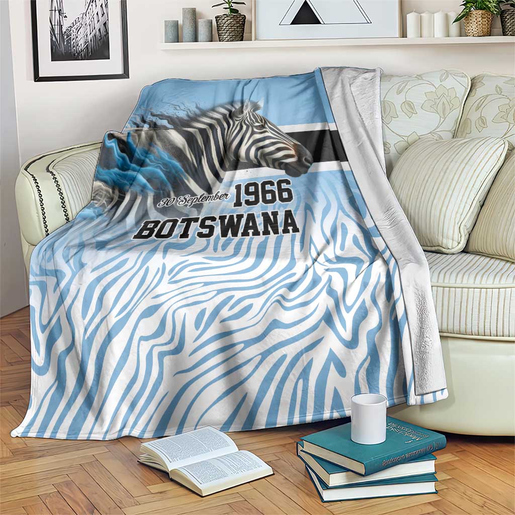 Botswana Independence Day 1966 Blanket Tribal Zebra Skins Pattern - Wonder Print Shop