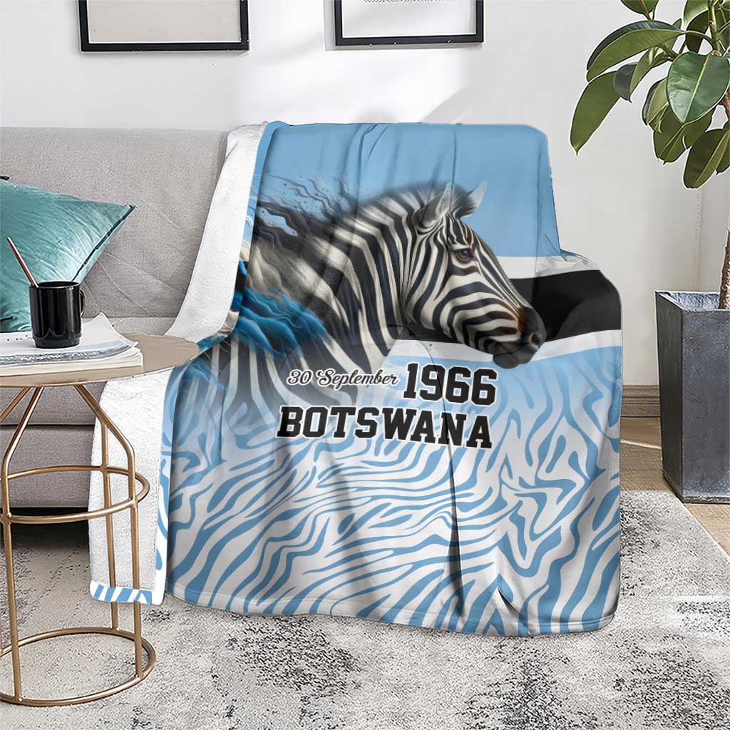 Botswana Independence Day 1966 Blanket Tribal Zebra Skins Pattern - Wonder Print Shop