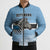 Botswana Independence Day 1966 Bomber Puffer Jacket Tribal Zebra Skins Pattern - Wonder Print Shop