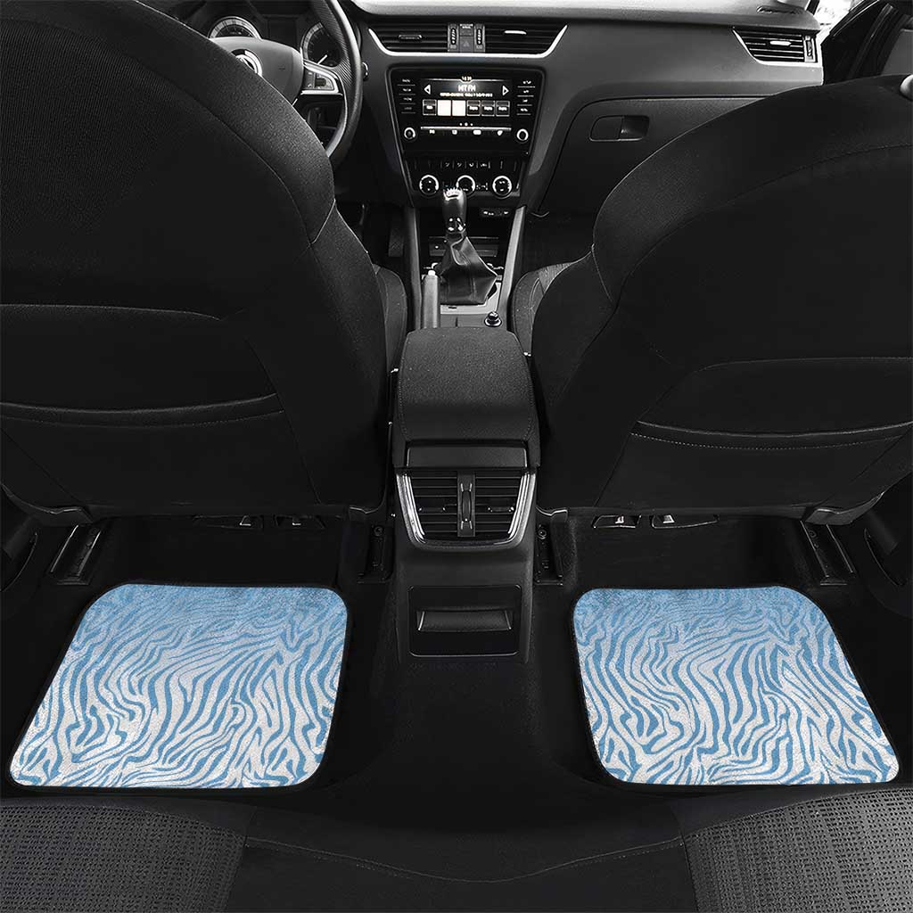 Botswana Independence Day 1966 Car Mats Tribal Zebra Skins Pattern - Wonder Print Shop