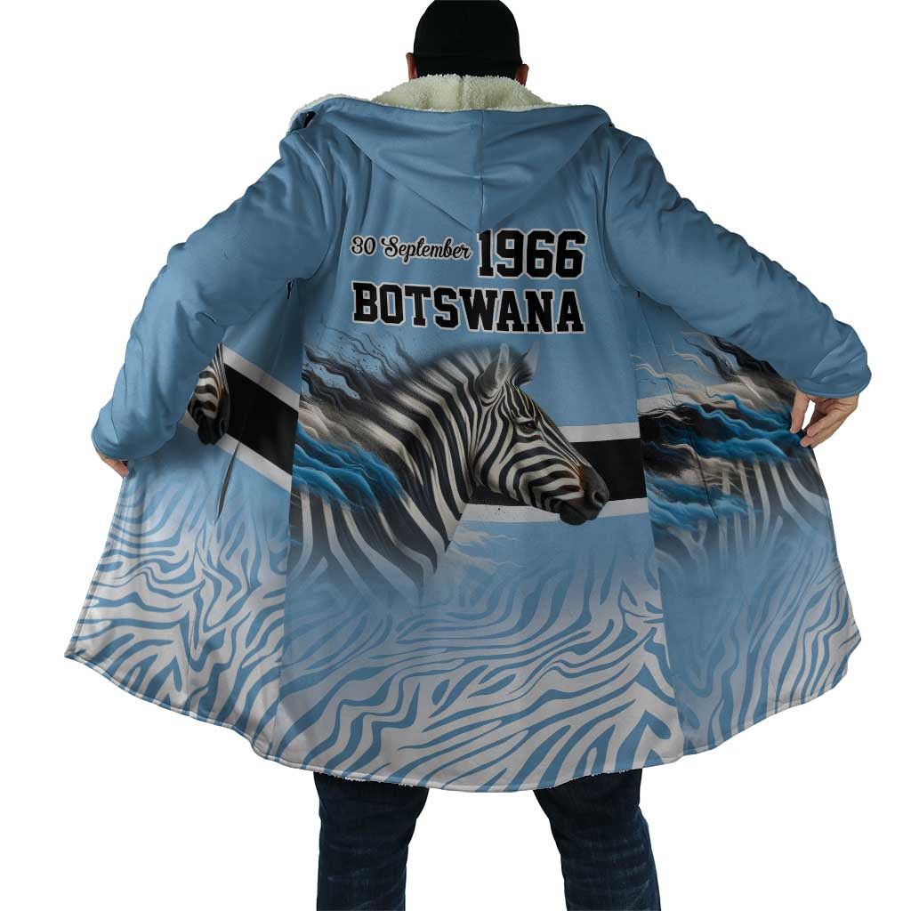Botswana Independence Day 1966 Cloak Tribal Zebra Skins Pattern - Wonder Print Shop
