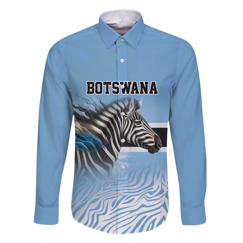 Botswana Independence Day 1966 Family Matching Tank Maxi Dress and Hawaiian Shirt Tribal Zebra Skins Pattern - Wonder Print Shop