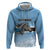 Botswana Independence Day 1966 Hoodie Tribal Zebra Skins Pattern - Wonder Print Shop