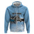 Botswana Independence Day 1966 Hoodie Tribal Zebra Skins Pattern - Wonder Print Shop
