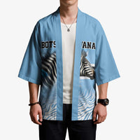 Botswana Independence Day 1966 Kimono Tribal Zebra Skins Pattern - Wonder Print Shop