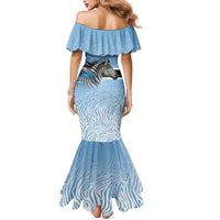 Botswana Independence Day 1966 Mermaid Dress Tribal Zebra Skins Pattern - Wonder Print Shop