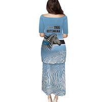 Botswana Independence Day 1966 Puletasi Tribal Zebra Skins Pattern - Wonder Print Shop