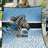 Botswana Independence Day 1966 Quilt Tribal Zebra Skins Pattern - Wonder Print Shop