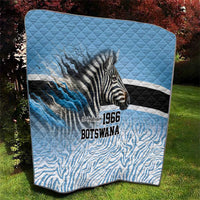 Botswana Independence Day 1966 Quilt Tribal Zebra Skins Pattern - Wonder Print Shop