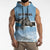 Botswana Independence Day 1966 Sleeveless Hoodie Tribal Zebra Skins Pattern - Wonder Print Shop