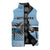 Botswana Independence Day 1966 Sleeveless Puffer Jacket Tribal Zebra Skins Pattern - Wonder Print Shop
