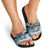 Botswana Independence Day 1966 Slide Sandals Tribal Zebra Skins Pattern - Wonder Print Shop